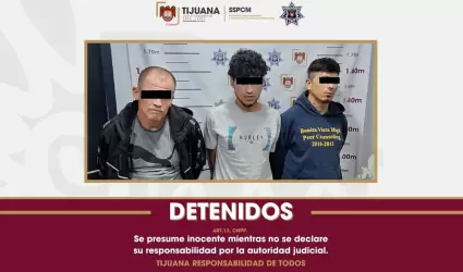 Detenidos por robo con violencia a casa habitacin