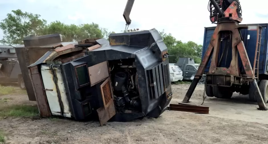 Destruyen 23 vehculos con blindaje artesanal