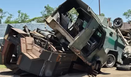 Destruyen 23 vehculos con blindaje artesanal