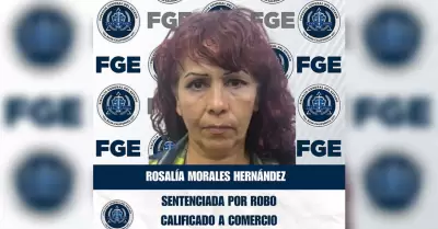 Sentenciada por robo calificado a establecimiento comercial