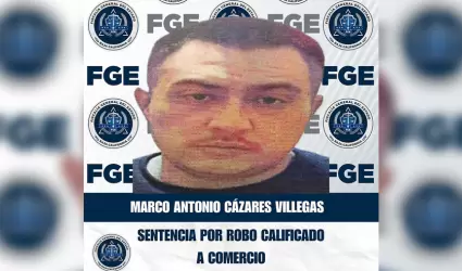 Condenado por robo calificado