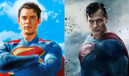 David Corenswet y Henry Cavill