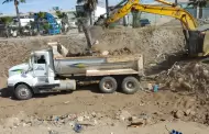 Recolectan más de 200 toneladas de escombro y basura en arroyo El Gallo