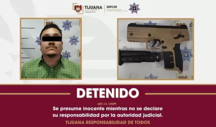 Detenido por amenazas con arma de utilera tras incidente de trnsito