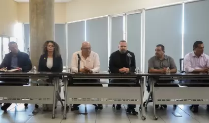 Reunin con representantes del gremio de transportistas