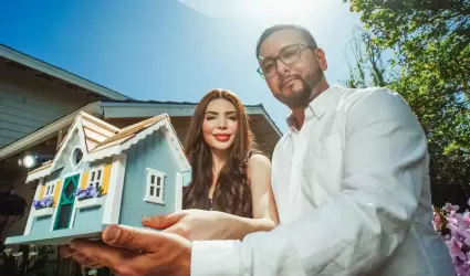 vivienda, hombre, mujer