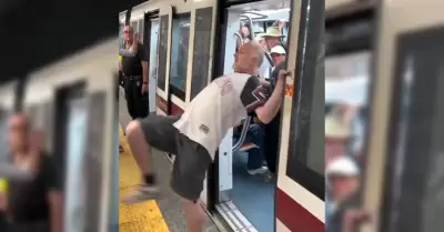 Italiano agrediendo a mexicanos