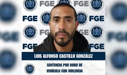 Sentenciado por robo de vehculo con violencia