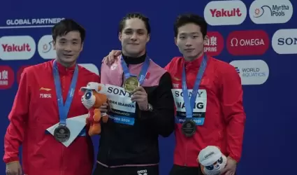 Osmar Olvera es campen del mundo en trampoln de 3 metros