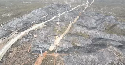 Liquidan incendio forestal en el kilómetro 85 de la carretera libre Tecate-Mexic