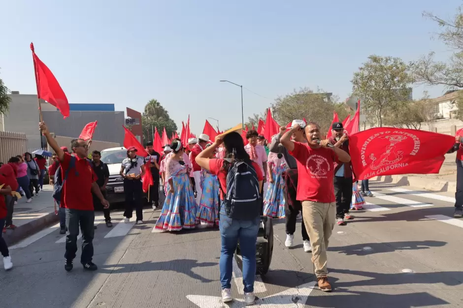 Manifestacin antorchistas