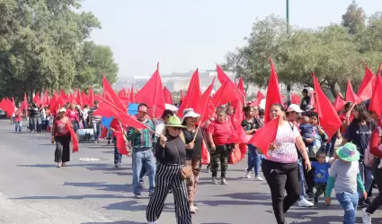 Manifestacin antorchistas