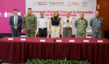 Estrategia estatal para combatir la extorsin en BC
