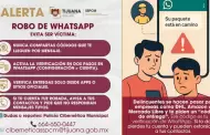 Emite SSPCM Tijuana recomendaciones para prevenir el robo de cuentas de WhatsApp