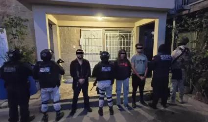 Integrantes del Crtel del Pacfico detenidos en Tijuana