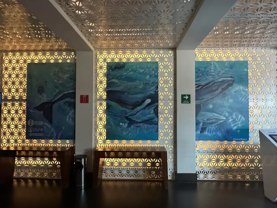Costasalvaje presenta mural de la ballena gris en NewCity Plaza