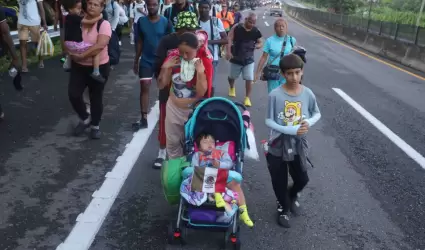 Caravana migrante "xodo de la justicia"