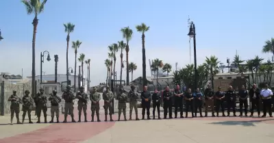 Marina participa durante la Estrategia Estatal contra la Extorsin en Baja Calif