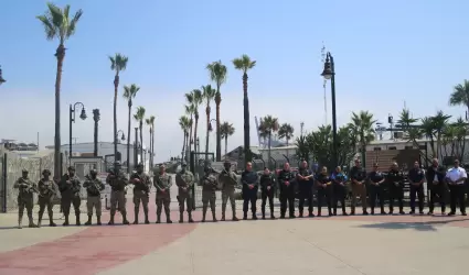 Marina participa durante la Estrategia Estatal contra la Extorsin en Baja Calif