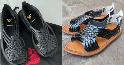"Oaxaca Slip On" de Adidas, se basan en los huaraches tradicionales de una comun
