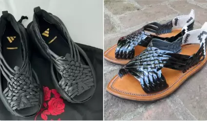 "Oaxaca Slip On" de Adidas, se basan en los huaraches tradicionales de una comun