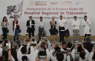 Presidenta Claudia Sheinbaum inaugura primera etapa del Hospital Regional ISSSTE de Tlajomulco, Jalisco, en beneficio de 380 mil derechohabientes