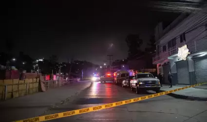 Baleado en la colonia Camino Verde