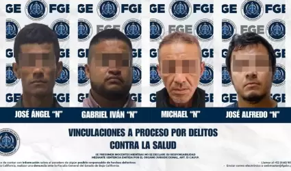 Vinculados a proceso penal por delitos contra la salud