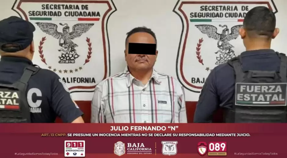 Detenidos por violencia familiar en Mexicali