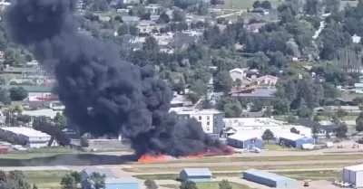 Avioneta se estrella en Montana