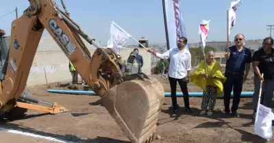 Arranque de obra de agua potable en los fraccionamientos Bonilla y Hacienda San 