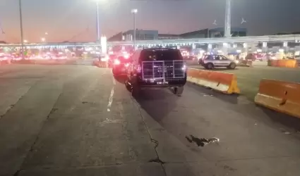 Atropellamiento en garita Tijuana - San Ysidro