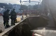 Evacan la Avenida Revolucin por socavn y fuga de gas