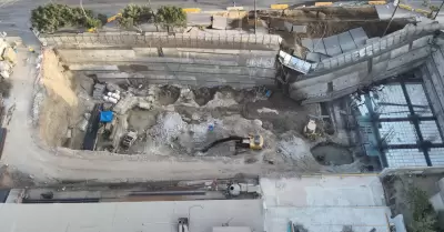 Colapso de estructura en la Zona Centro
