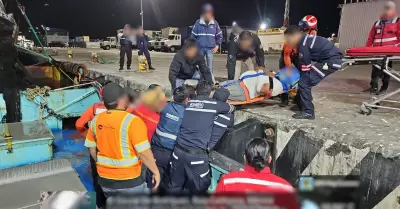 Evacuacin mdica de tripulante lesionado en buque pesquero en Ensenada