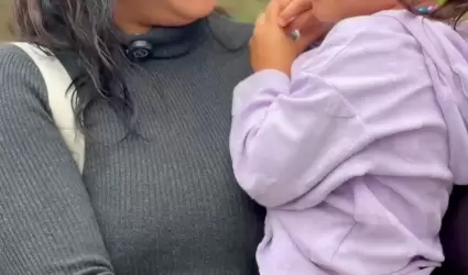 Nia sustrada es restituida a su madre en Tijuana