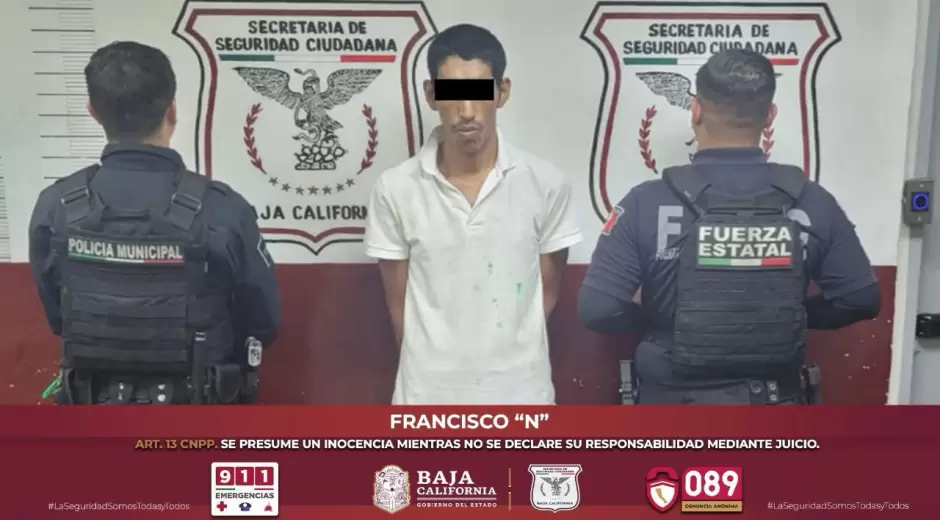 Presuntos narcomenudistas detenidos en operativos en Mexicali