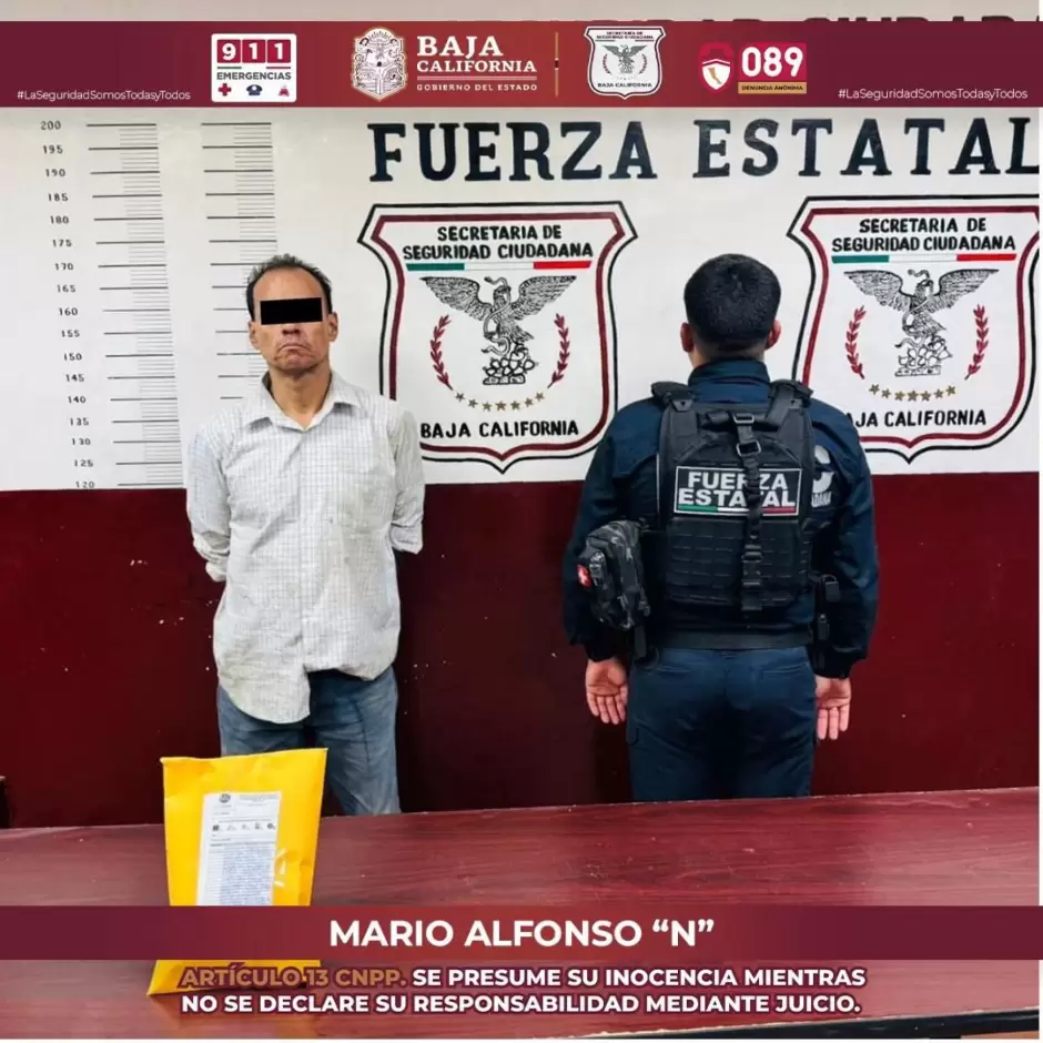 Presuntos narcomenudistas detenidos en operativos en Mexicali