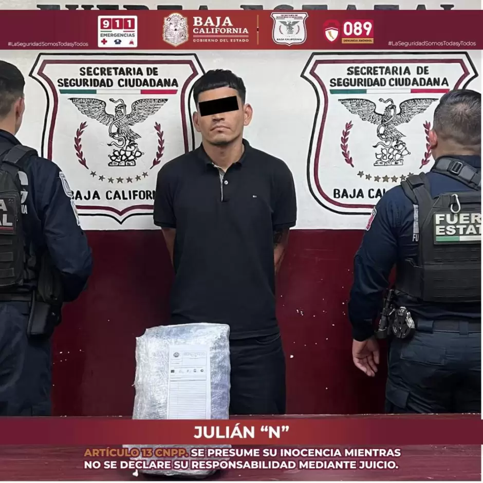 Presuntos narcomenudistas detenidos en operativos en Mexicali