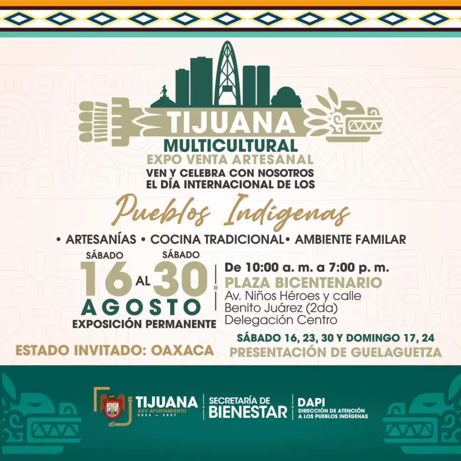 Expo-Venta Artesanal con Oaxaca como estado invitado