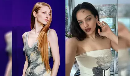 Rosala y Hunter Schafer