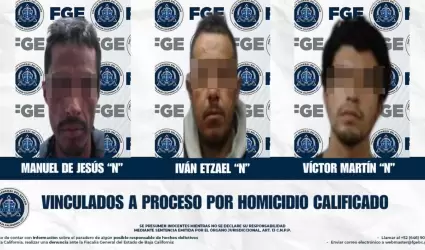 Imputados por homicidio calificado