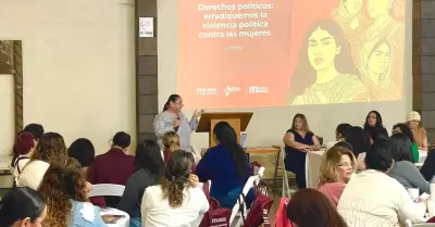Taller contra violencia poltica organizado por Morena