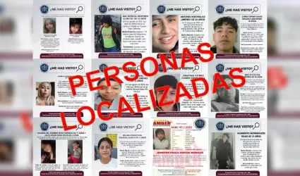14 personas reportadas como desaparecidas