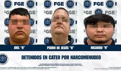 3 individuos detenidos