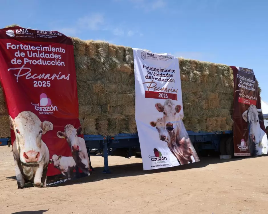 Enntrega de apoyos pecuarios y rurales en Villa de Jess Mara