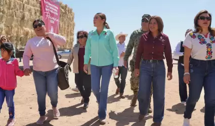 Enntrega de apoyos pecuarios y rurales en Villa de Jess Mara