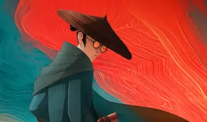 Samuri de ojos azules