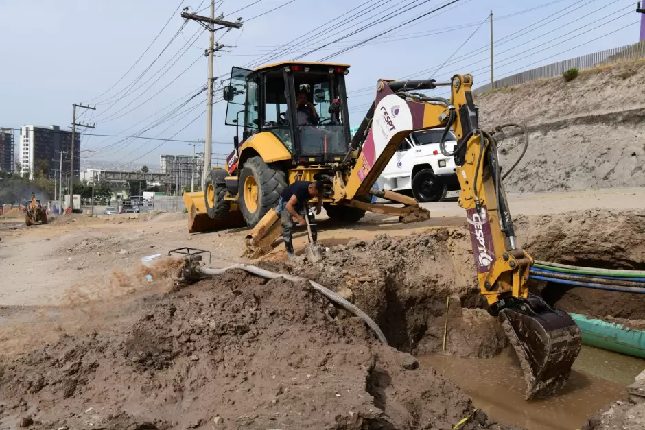 CESPT realiza reparación de fuga