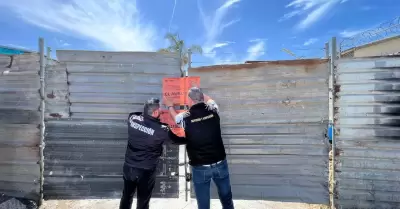 Clausura de establecimiento irregular en la colonia Jardn Dorado